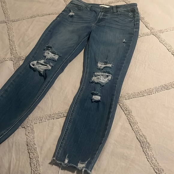 Eunina Clara High Rise Skinny Crop Jean-Size 5 - Picture 3 of 6